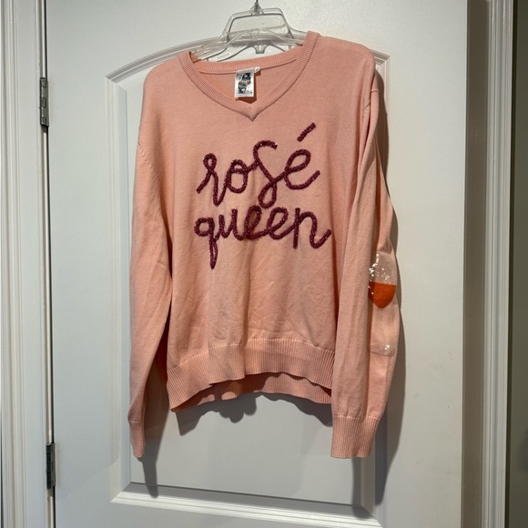 Rosé Queen Pink Sweater - Picture 2 of 5